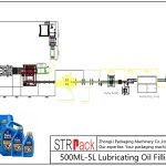 Garis Pengisi Lubricating Minyak Lubricating 500ML-5L otomatis